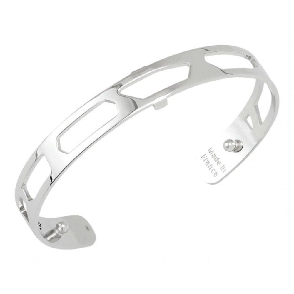 Silver Plated Giraffe Pattern 8mm Cuff
