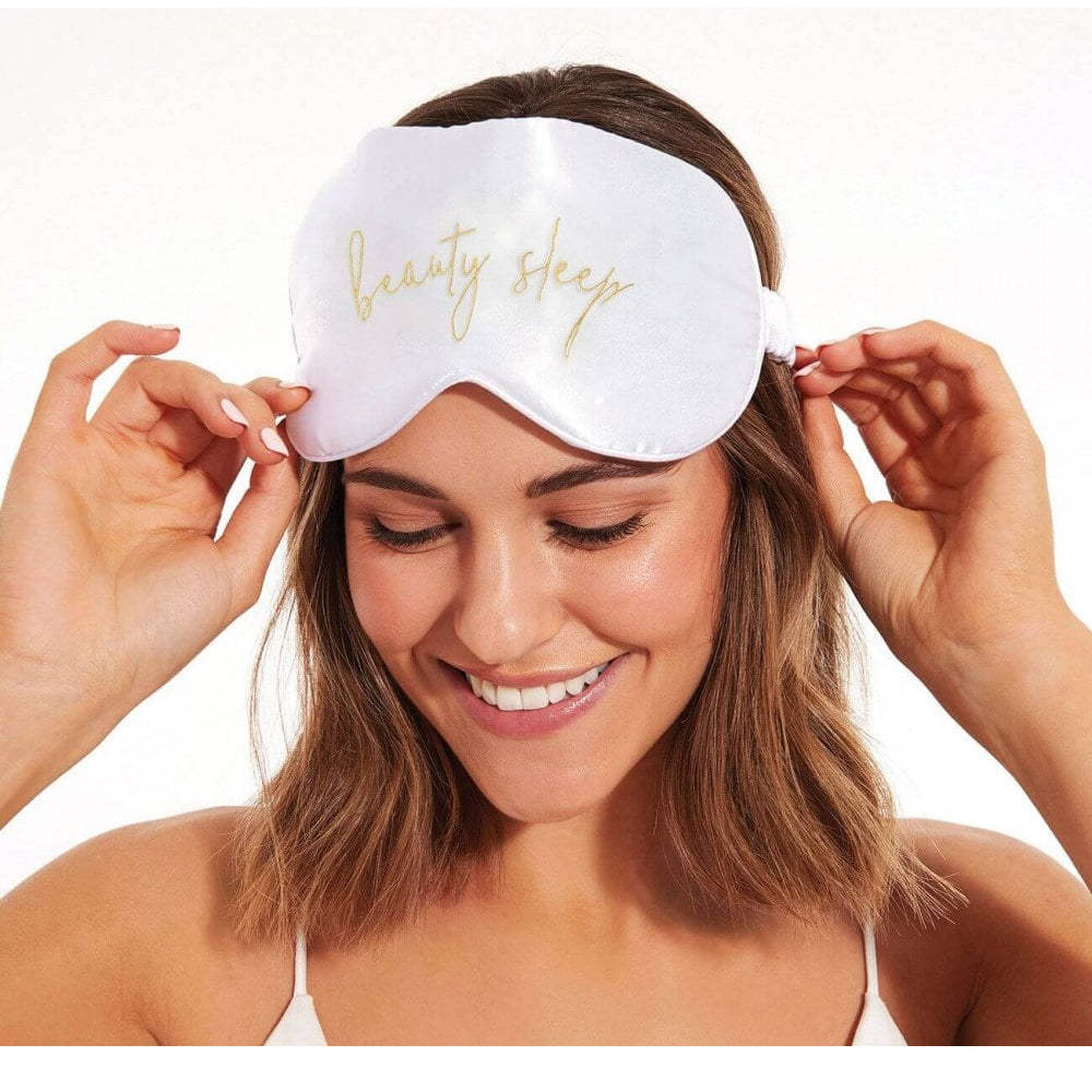 Eye Mask | Beauty Sleep | White | 11 X 21.5cm