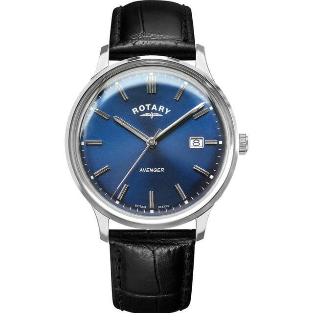 Avenger Stainless Steel Blue Dial Watch