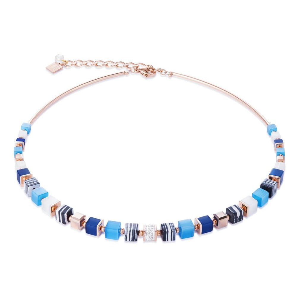 Turquoise Geo Cube Necklace