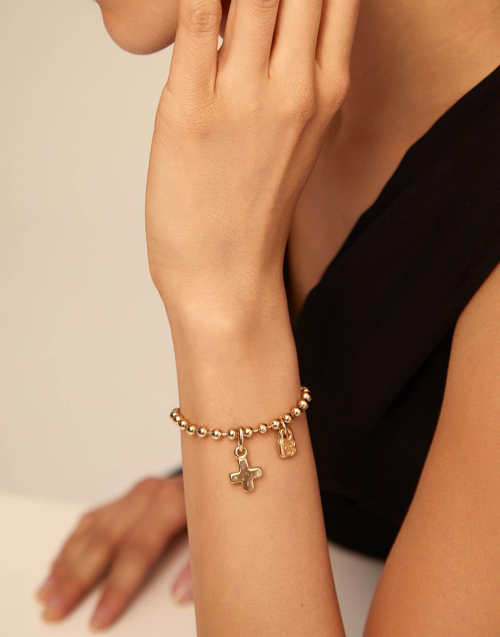 Emotions Gold Plated Clad Bracelet