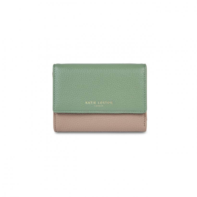 Casey Purse | Taupe And Mint Green
