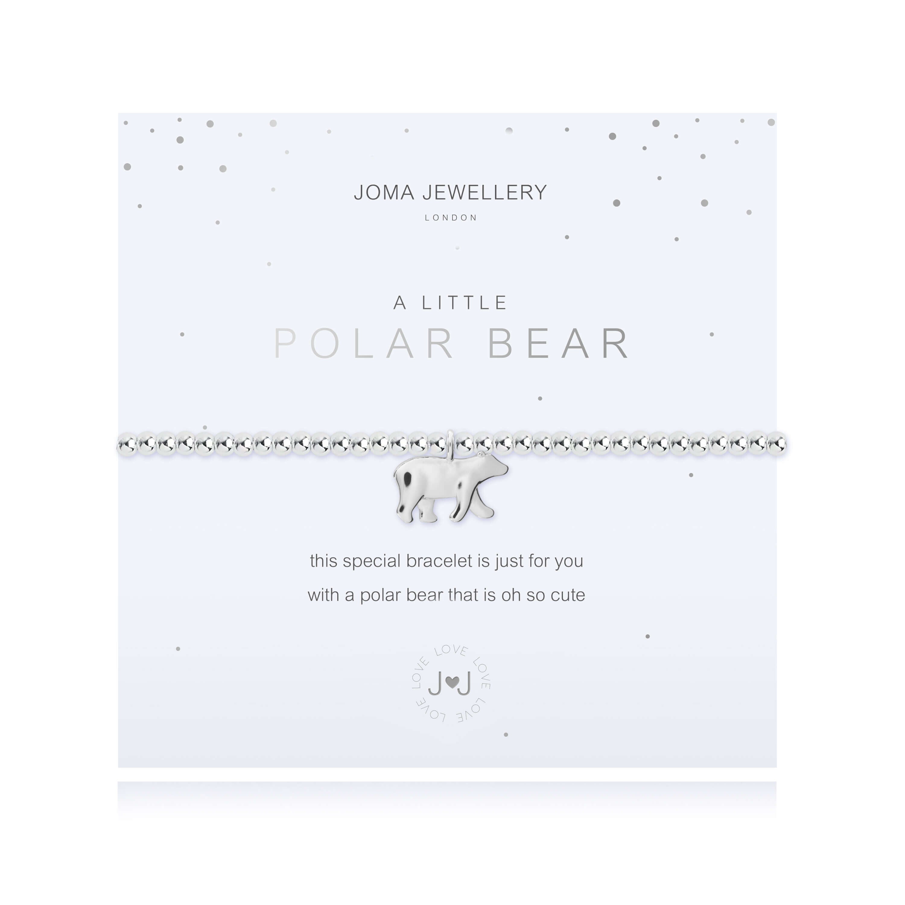 A Little | Polar Bear | Silver | Bracelet | 17.5cm Stretch