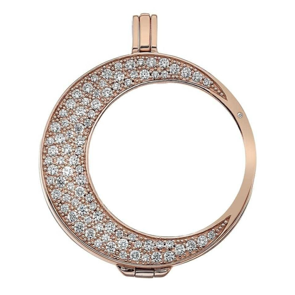 Mezzaluna Rose Gold Plated Coin Keeper - 33mm