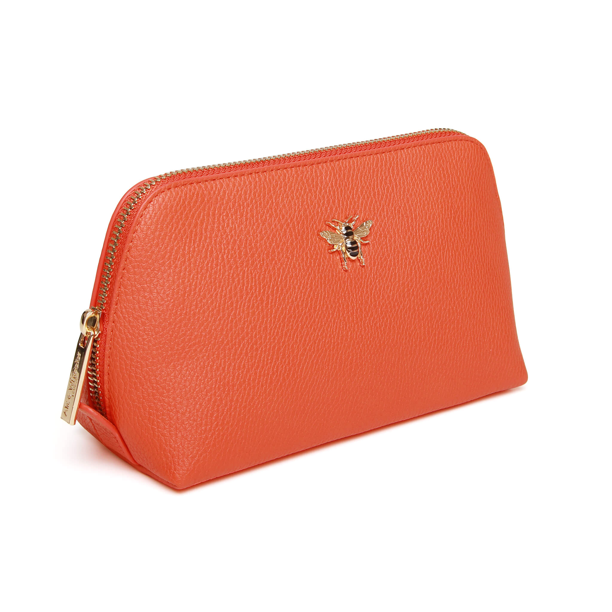 Small Beauty Case/Makeup Bag In Orange