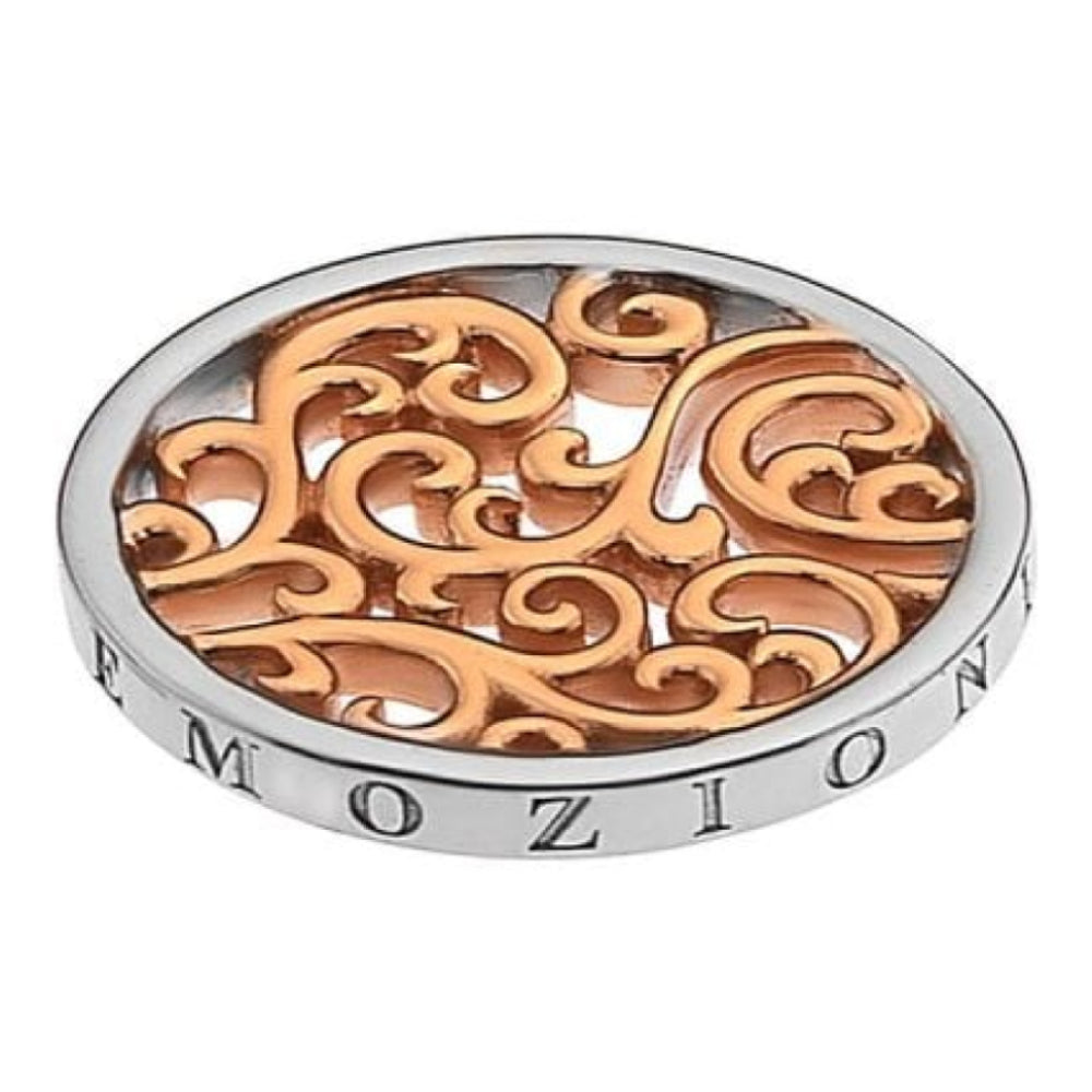 25mm Sterling Silver & Rose Gold Plated Creativity Reversible Coin