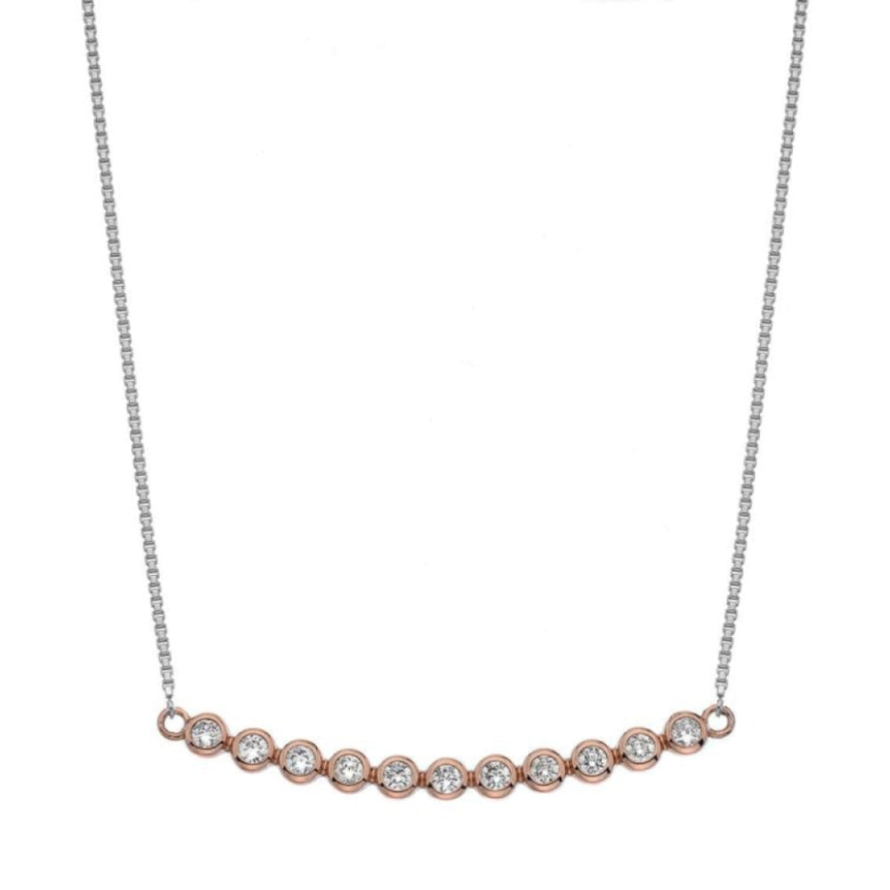 Luminoso Necklace - Large - Rose Gold Plate Accents