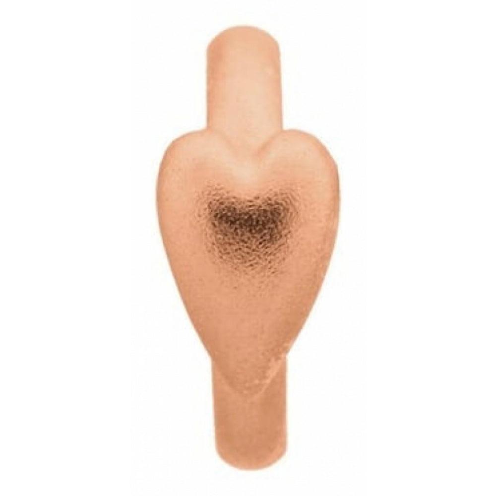 Rose Gold Plated Sterling Silver Heart Charm