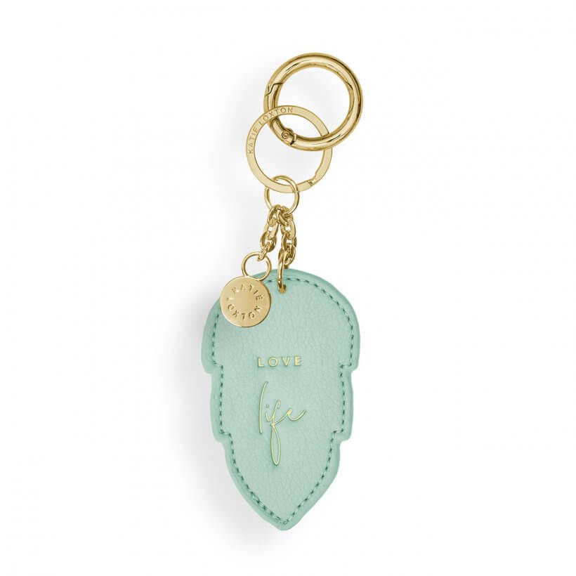 Chain Keyring | Love Life | Mint Green