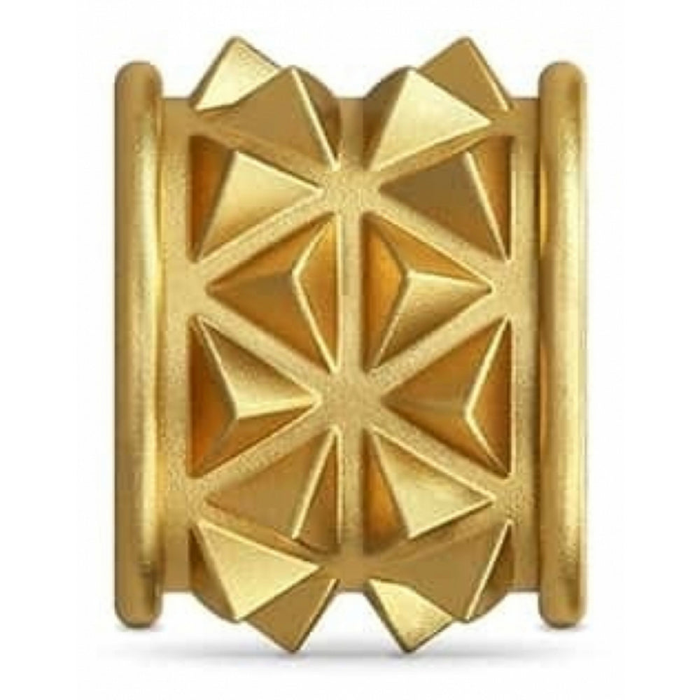 Gold Pyramid Spike Charm