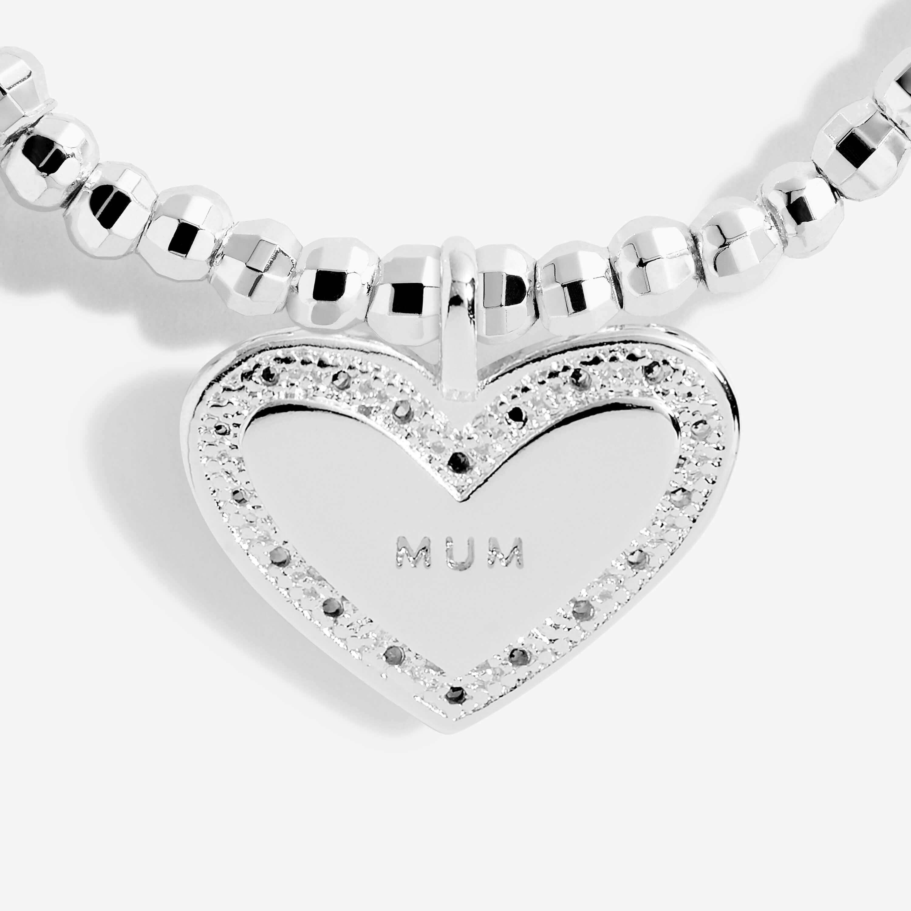 Beautifully Boxed Bridal Bracelets | Wonderful Mum | Silver | Bracelet | 17.5cm Stretch