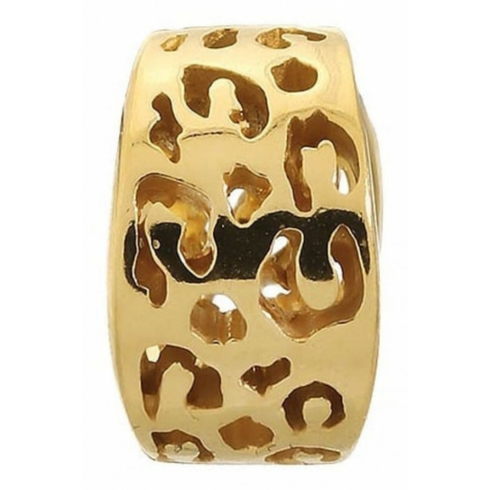 Gold Plated Leopard Print Charm