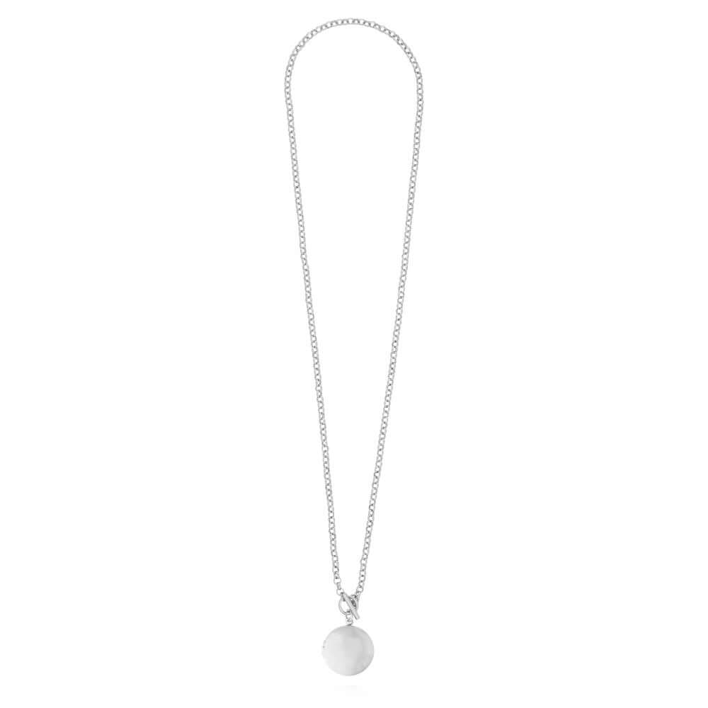Life Lockets Silver Round Locket 50cm Necklace