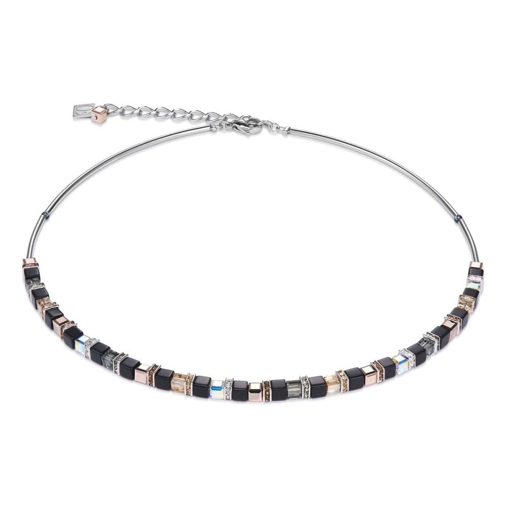 Multicolour Nature Geo Cube Necklace