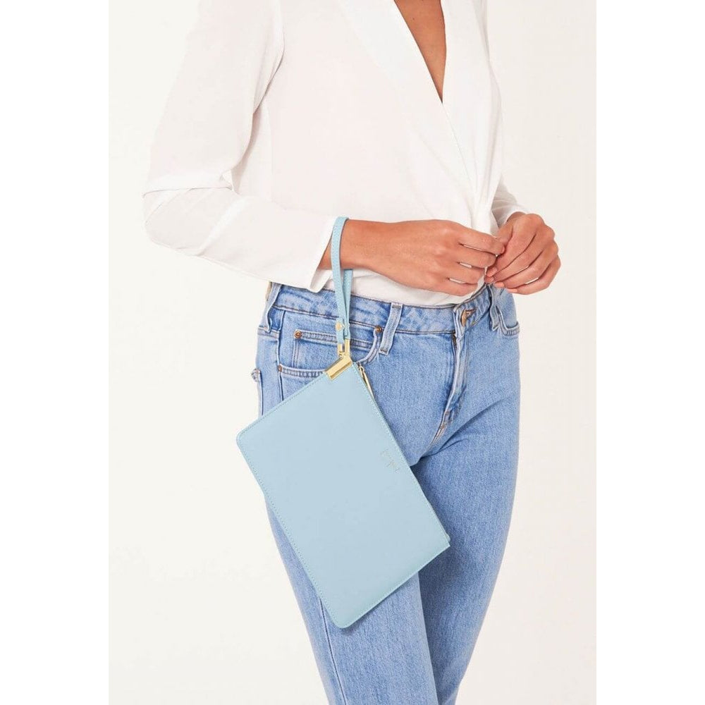 Secret Message Pouch | Free Spirit, The World Is Your Oyster | Blue | 16 X 24 Cm