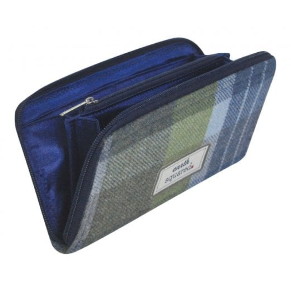 Coastal Blue Tweed Wallet