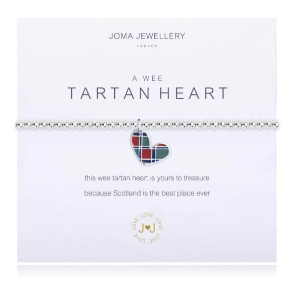 A Wee 'Tartan Heart' Bracelet