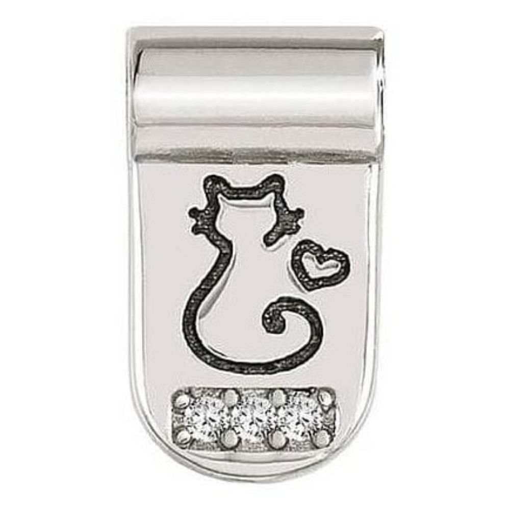 SeiMia Symbols In 925 Silver & Zircons Cat