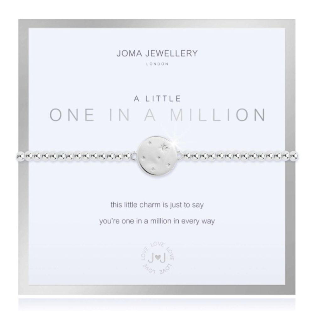 Beautifully Boxed A Littles | One In A Million | Bracelet |17.5cm Stretch