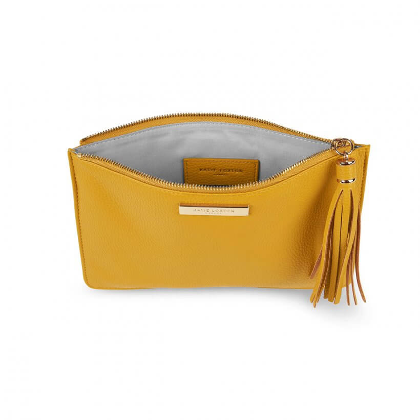 Sophia Tassel Pouch | Ochre