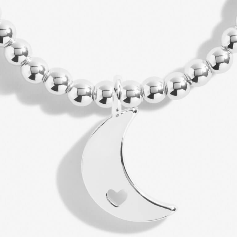 Celebration Set | Love You To The Moon And Back | Silver | Set Of 3 Bracelets | 17.5cm Stretch