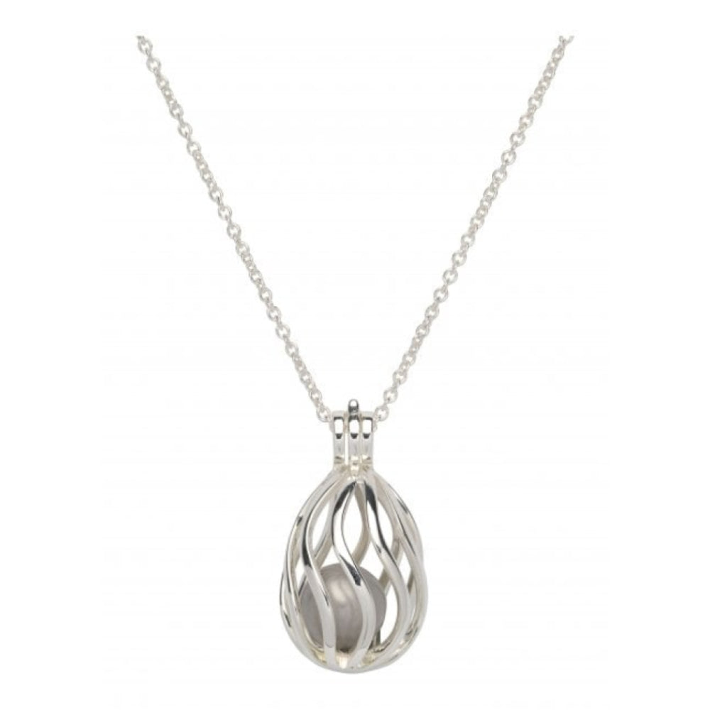 Sterling Silver 925 Pendant With Freshwater Pearl Incl. Chain