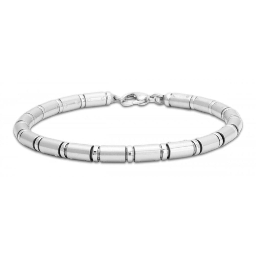 Stainless Steel Bracelet With Tube Links
