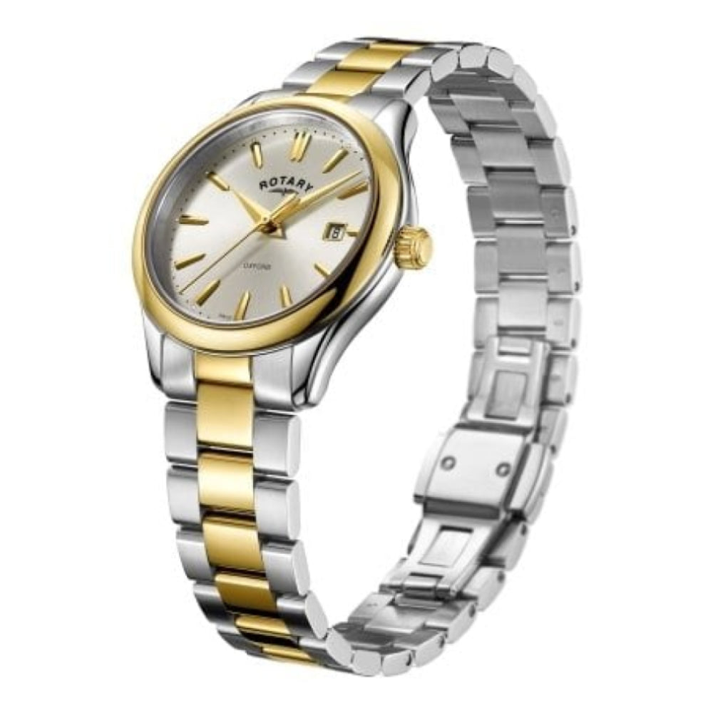 Rotary Two Tone Gold Oxford Ladies