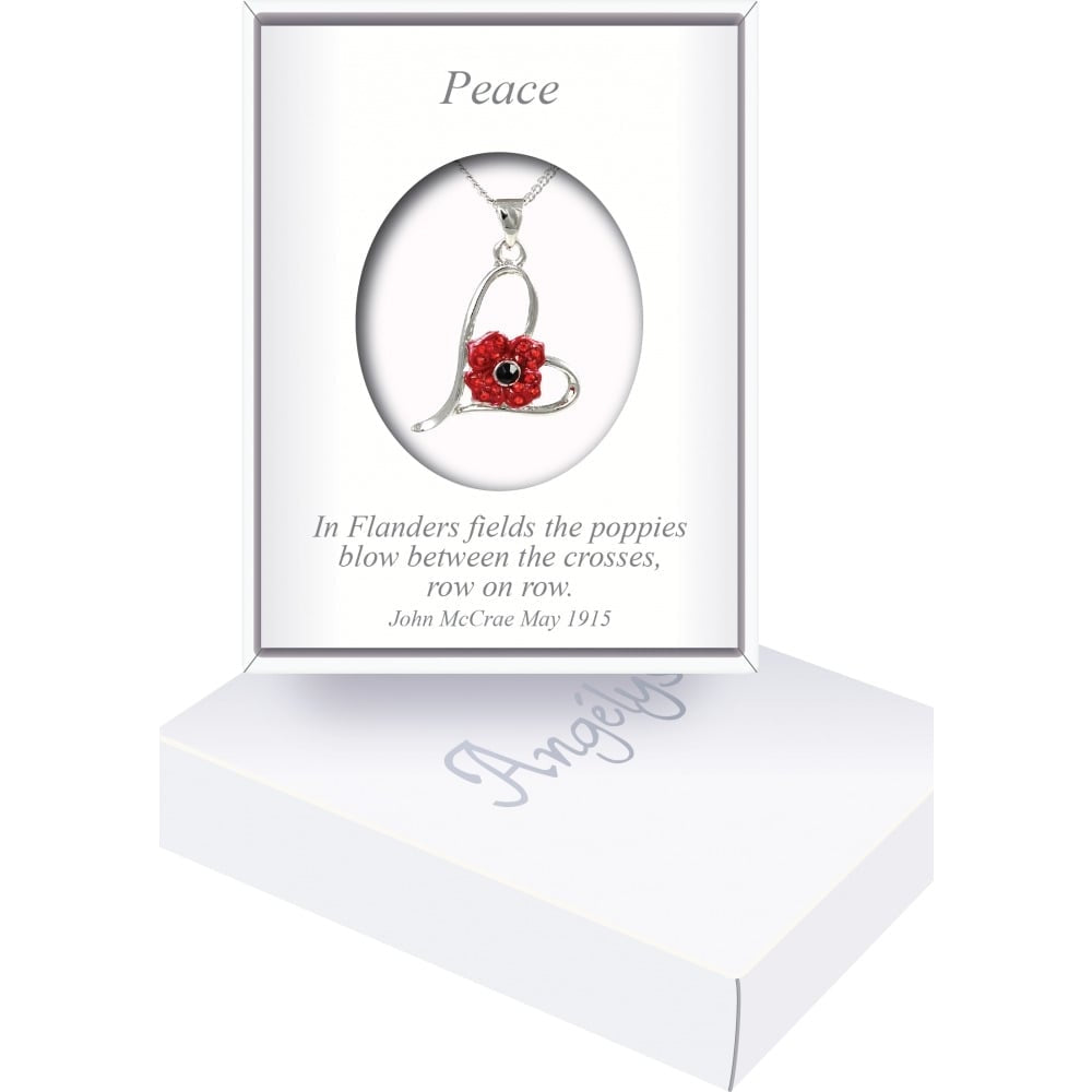 Poppy Heart Pendant