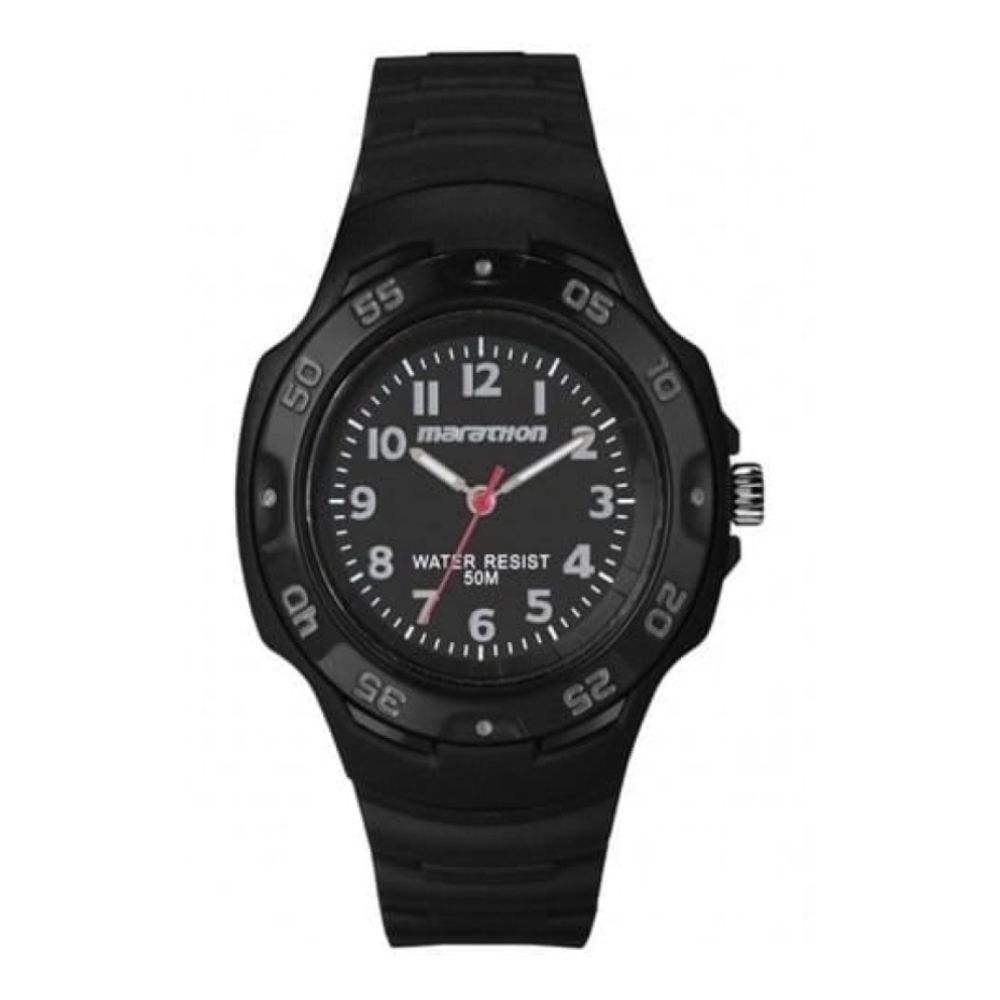 Marathon Black Resin Strap Watch