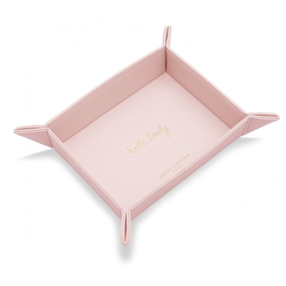PU Organising Tray - Hello Lovely - Pale Pink