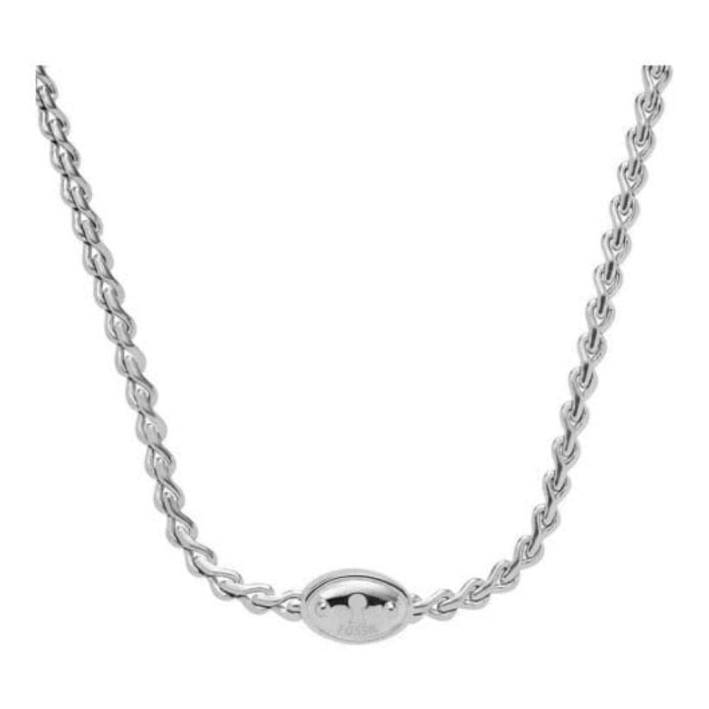 Ladies Vintage Padlock Stainless Steel Necklace