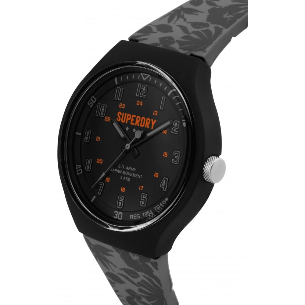 Urban Tropic Camo Black Dial With Grey Strap