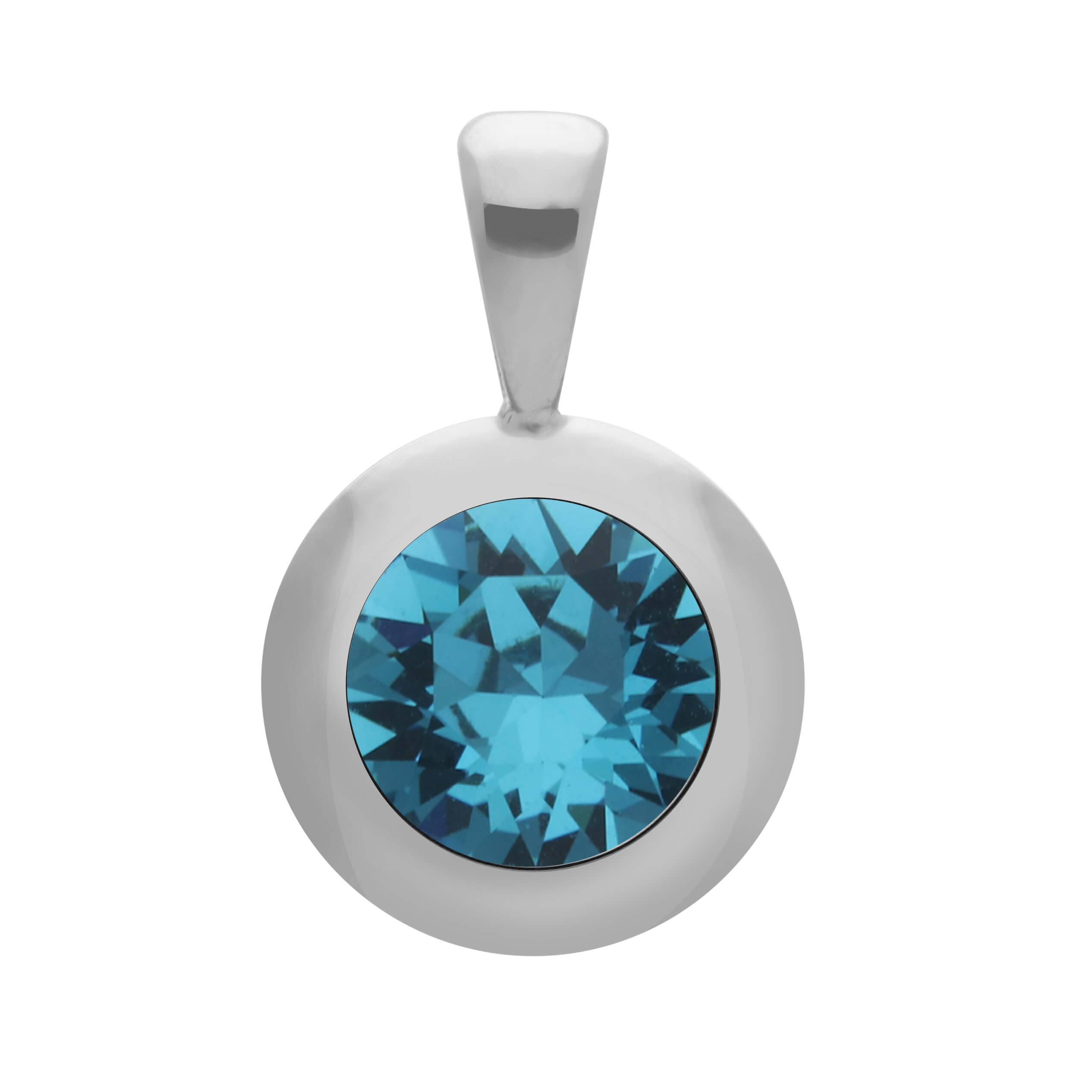Tondo (S/P) 13mm Indicolite Pendant