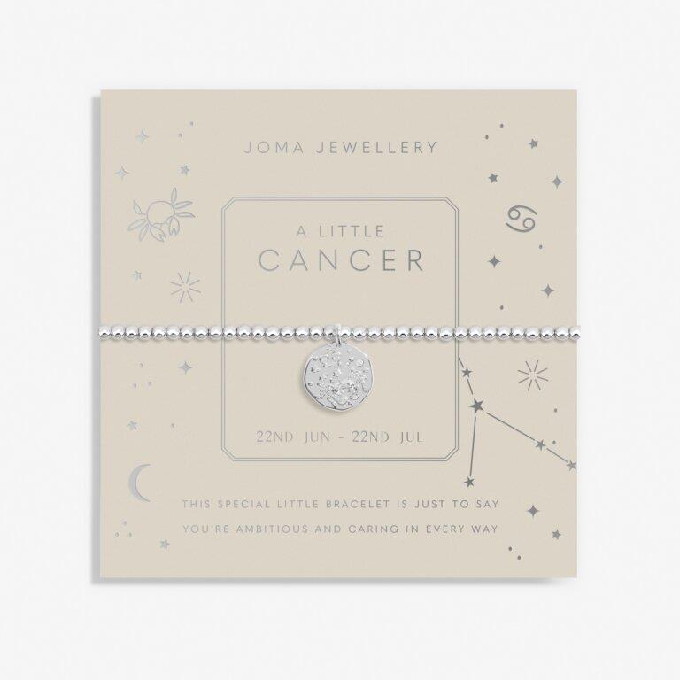 Star Sign A Little 'Cancer' Silver Plated Bracelet