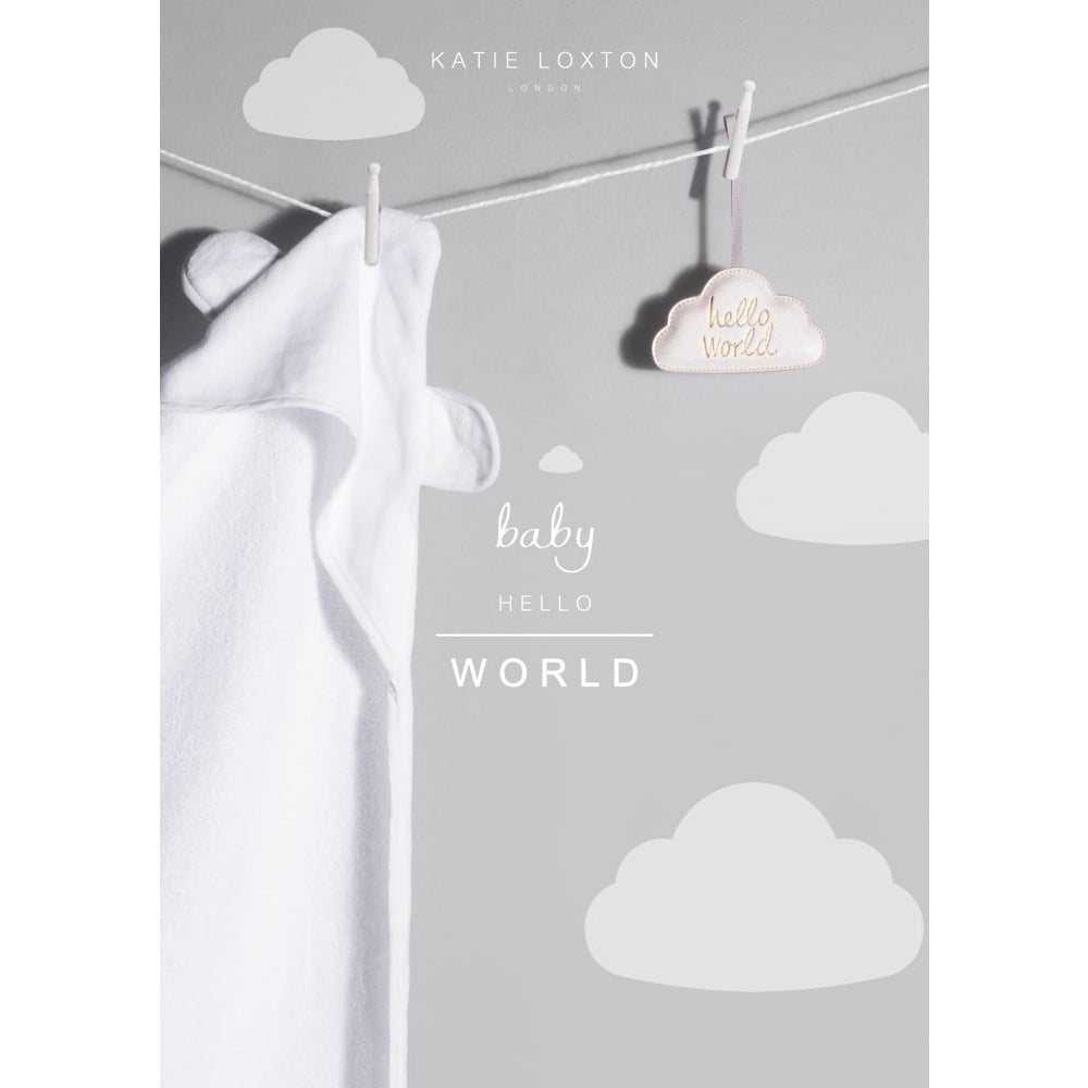 Bear Baby Towel/Blanket - Grey