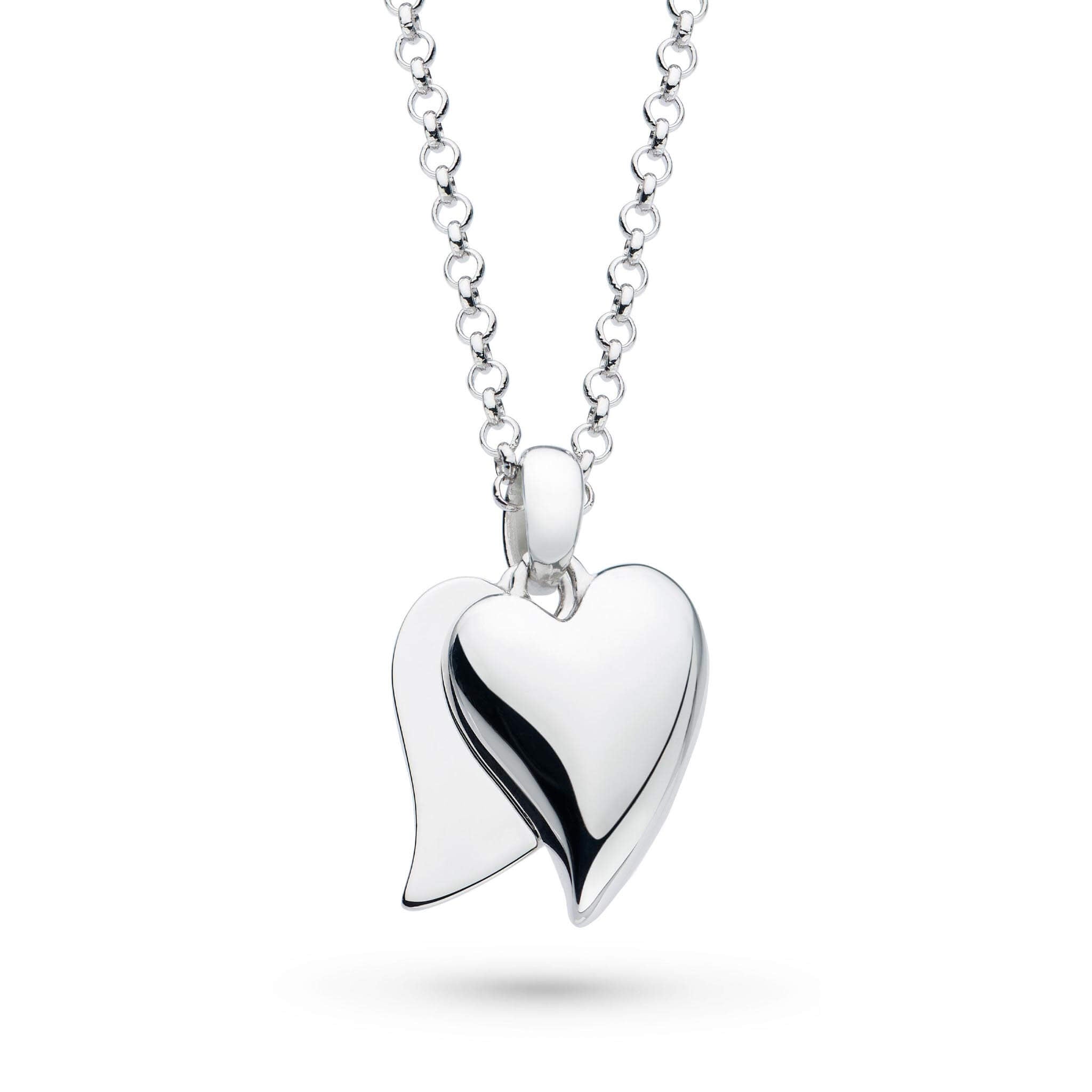 Desire Love Duet Heart 18" Necklace