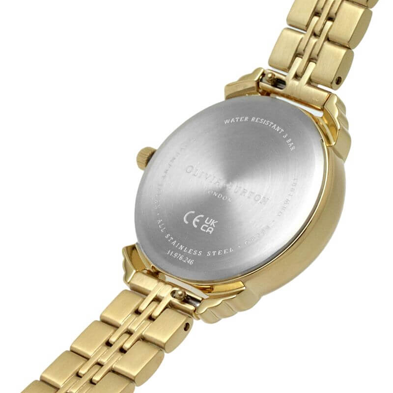 Art Deco Emerald & Gold Baguette Bracelet Watch