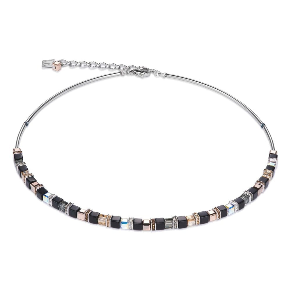 Multicolour Nature Geo Cube Necklace