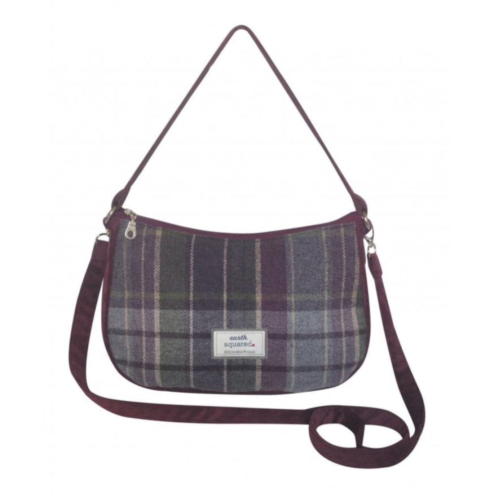 Purple Quartz Tweed Meghan Bag