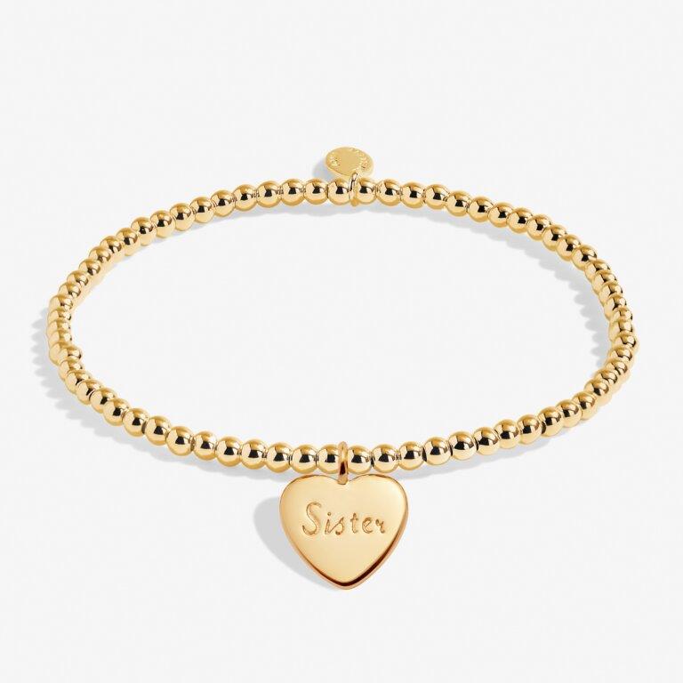 A Little 'Super Sister' Gold Plated Bracelet