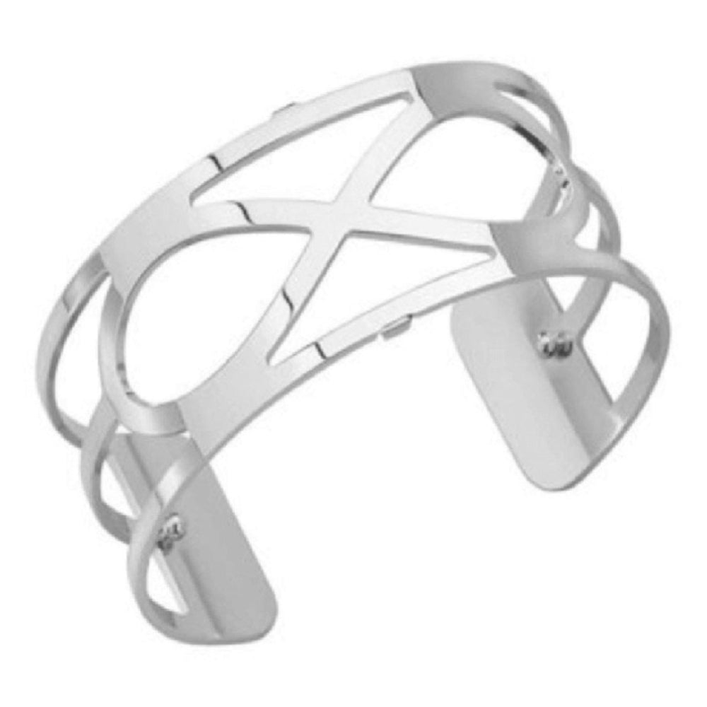Silver Plated Infinite Pattern 25mm Cuff