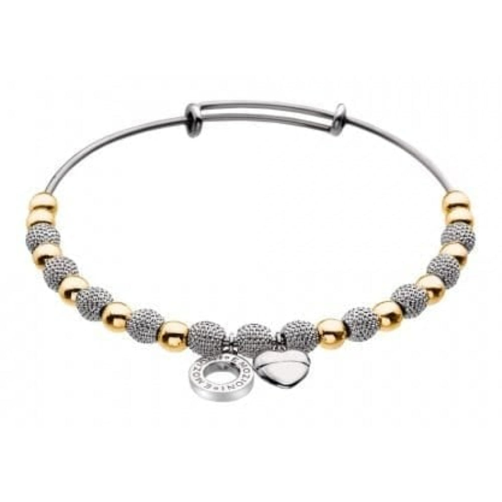 Gold And Silver Plated Two Tone Bangle