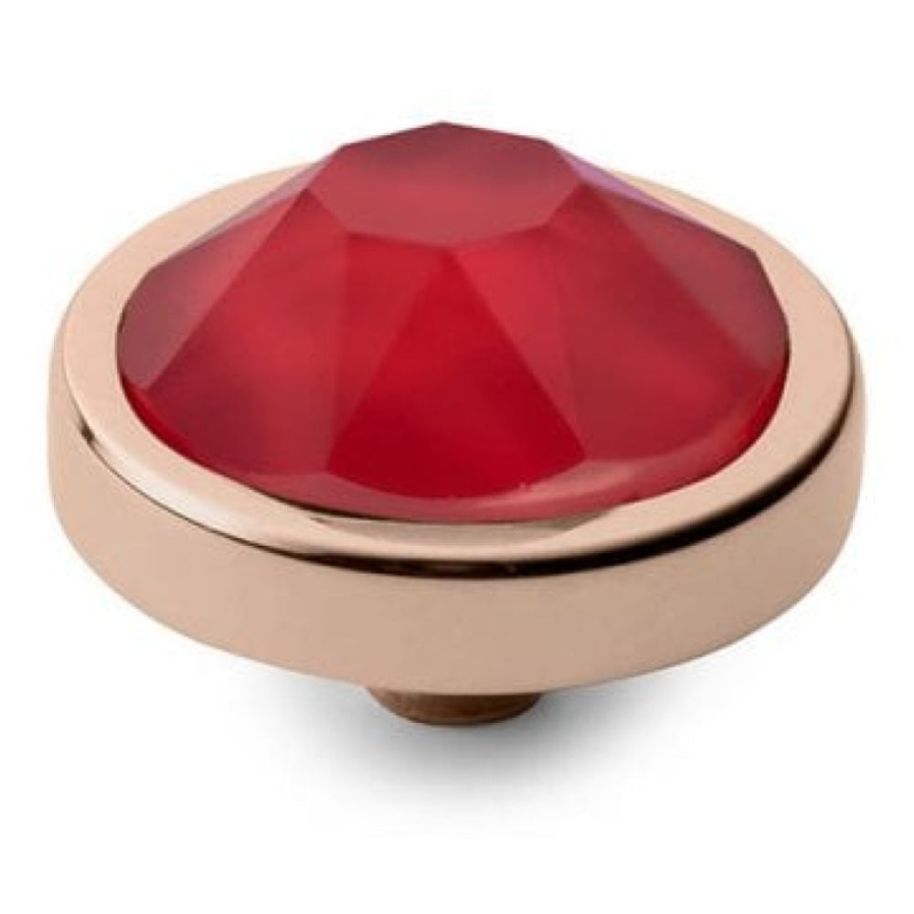 Interchangeable Canino Royal Red Crystal Top in RG