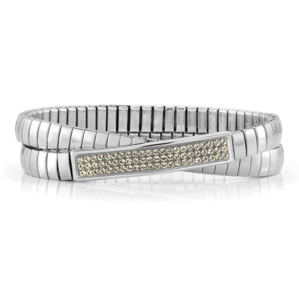 Xte Steel Bracelets And Swarovski Double (024_Champagne)