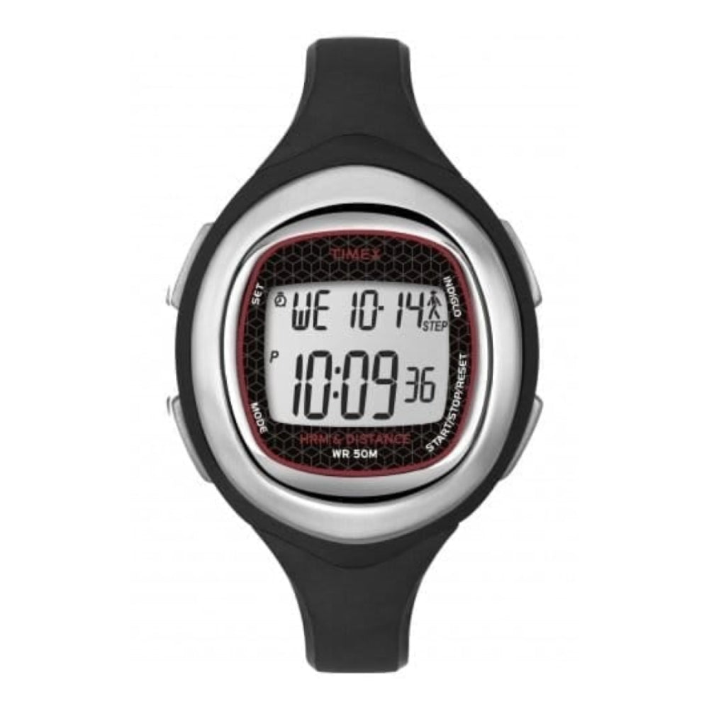 Unisex Health Touch Plus Black Rubber Digital Watch