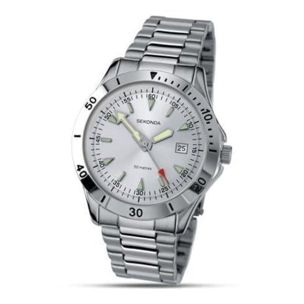 Stainless Steel Quartz Analogue Gents Wristwatch