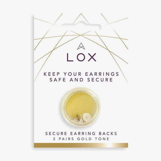 Lox Gold 2 Pair Pack Secure Earrings Backs