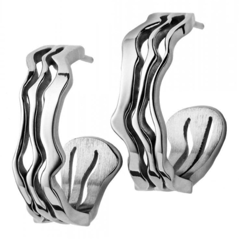 Whisper Earrings Steel