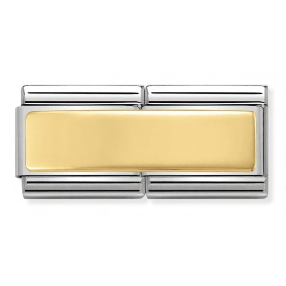 Classic Double 18ct Gold Plain Plate